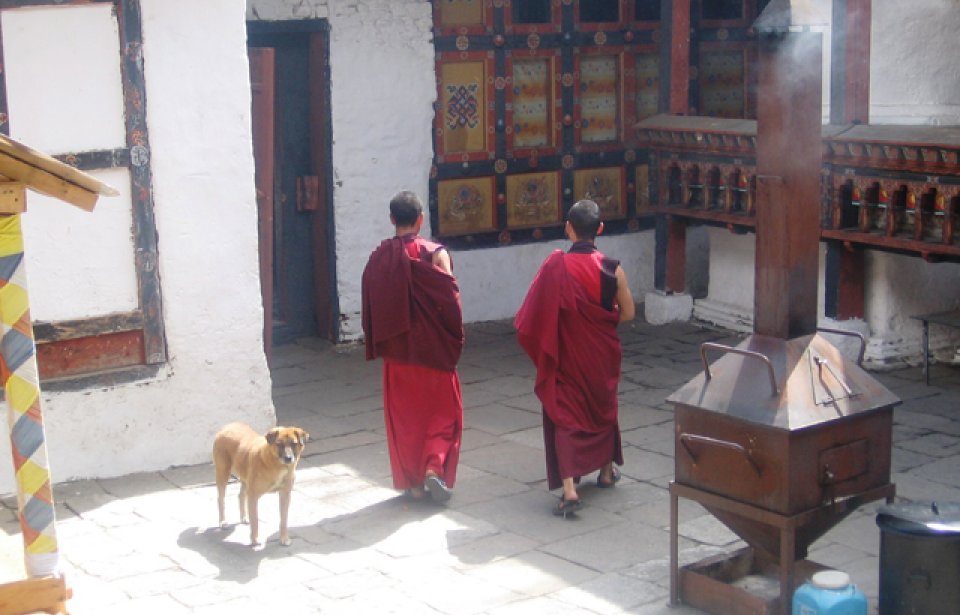 Munkkeja Bhutanissa Bhutan