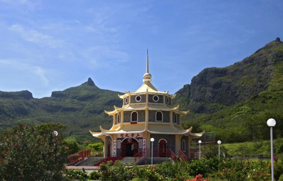 Temppelirakennus Mauritiukselta Mauritius