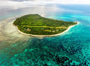 Denis Private Island aerieal