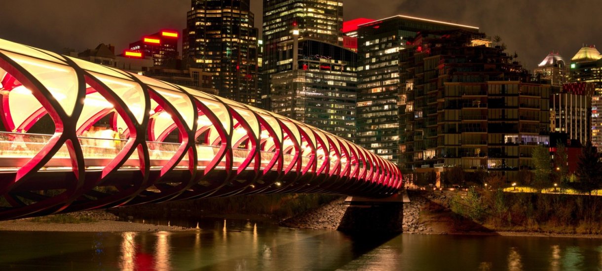 Calgary peace bridge