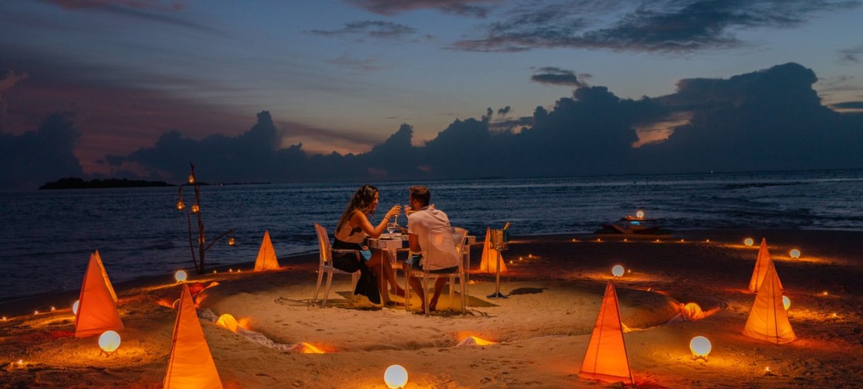 Cocoon Maldives Romantic Beach Dinner