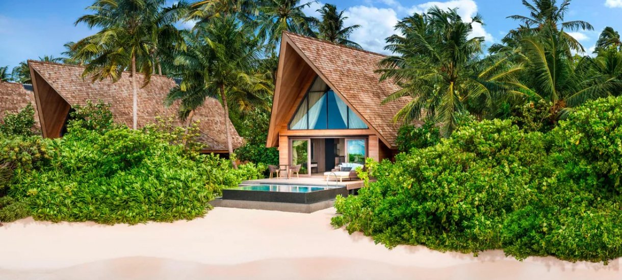 St. Regis Vommuli Resort Beach Villa exterior