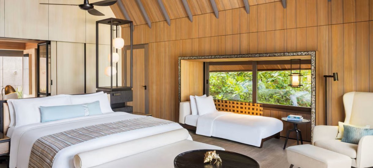 St. Regis Vommuli Resort Beach Villa interior