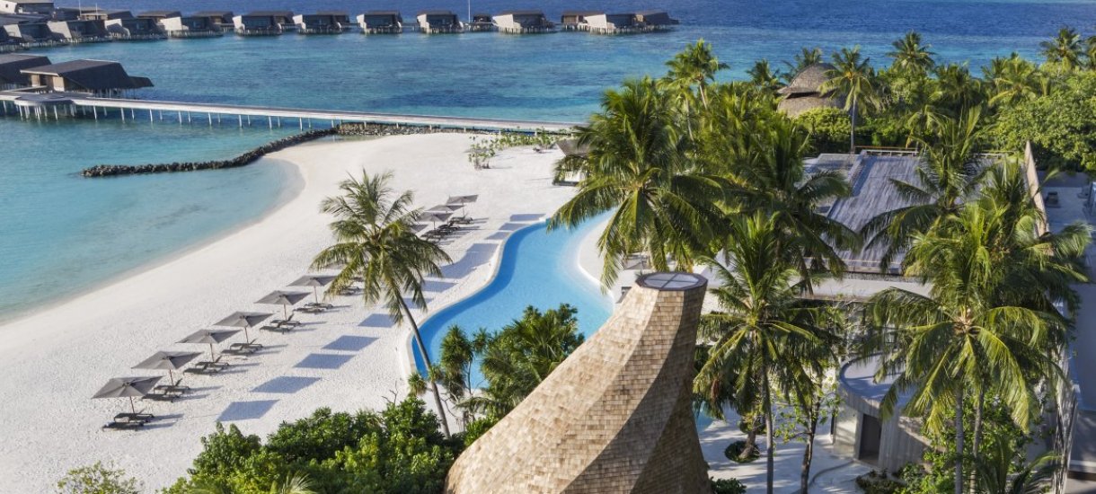 St. Regis Vommuli Resort library, pool and beach
