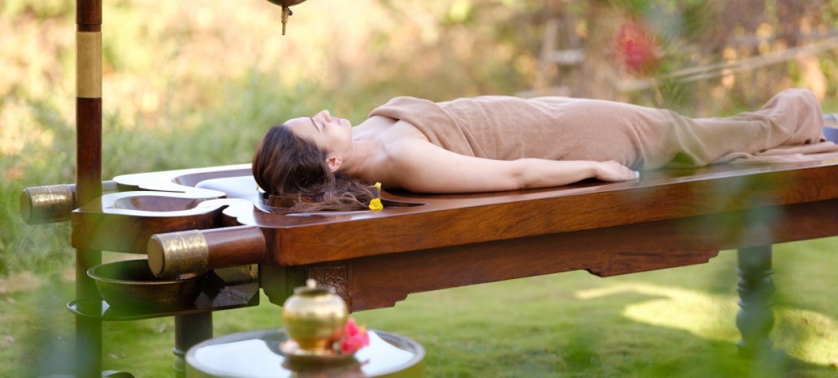 Ayurveda-hoito, Atmantan Wellness Resort, Intia